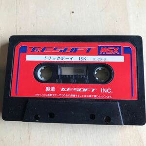 MSXカセットテープトリックボーイ32K