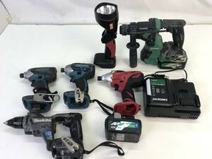 【0875】[1円~] 工具 まとめ makita HiKOKI TD132D DH18DPA FS600D BSL36A18B 充電式インパクトドライバ ハンマドリル 等 ジャンク品