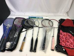 【1522】バドミントンラケットまとめ Wilson PRO Lite IGNIO Lite-700 YONEX GR-414 Kaiser KW-237 KW-931 ウィルソン ヨネックス 中古品