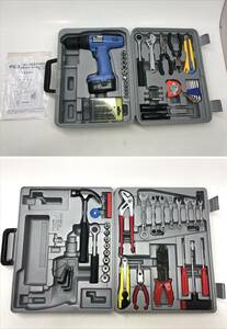 【1158】工具 まとめ 電動ドリル レンチ ペンチ ドライバー ハンマー 他 動作未確認 ジャンク品