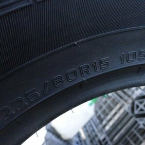 ◎6299 デリカ イボ付 ほぼ新品 DUNLOP WINTER MAXX SJ8 225/80R15 4本 2017年製の画像9