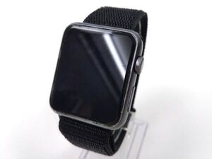 apple watch 4 40mm/ 3 38mm用 交換用ベルト ストラップ ナイロン スポーツバンド ブラック