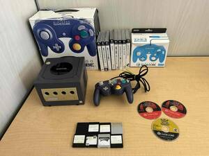  nintendo Game Cube body 2 controller 2 soft 11 memory card 8 set sale electrification only verification 