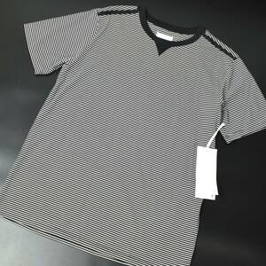 未使用 TAKAHIROMIYASHITA The SoloIst. ソロイスト ボーダー Tシャツ 54 ミッドナイト×ホワイト