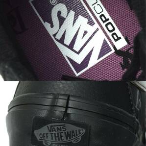 未使用 VANS × DRINK SEXY コラボ SK8-HI スケートハイ 本革 レザー スニーカー 25cm 黒 バンズ ドリンクセクシーの画像8