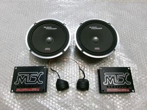 * супер-скидка!*MTX AUDIO черный Thunder BLK625 сабвуфер высокочастотный динамик сабвуфер кроссовер сеть левый правый работа OK / KR4-1536