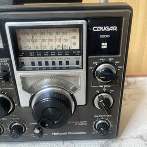 昭和レトロ 希少品 National COUGAR ナショナルクーガー 2200 RF-2200 短波ラジオ オーディオ機器 の画像3