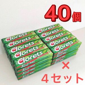 クロレッツ　粒ガム　オリジナルミント　40個×4セット