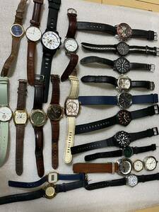腕時計 TIMEX SEIKO DW 色々まとめ23個中古品ジャンク現状品