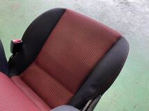 希少 コペン L880K アルティメットエディション レカロ RECARO レッド ブラック ヒーター付 運転席 シート 検 ダイハツ セミバケ_画像7