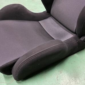 美品 使用期間短い RECARO レカロ SR-7 SK100S ブラック 黒 バケットシート セミバケ フルバケ SR-3 SR-7 MR-S JB23 JZX100 スカイライン の画像3