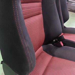 希少 良品 コペン L880K アルティメットエディション レカロ RECARO レッド ブラック ヒーター付 運転席 助手席 セット シート セミバケ の画像4