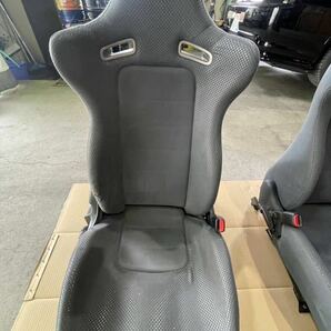 希少！BNR34 前期 純正シート R34 GT-R スカイライン 運転席、助手席セット シートレール付き レカロ RECARO セミバケットNISMOの画像4