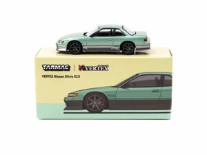 ターマックワークス 1/64 ベルテックス 日産 シルビア S13 緑/灰