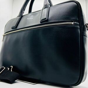  ultimate beautiful goods popular * Paul Smith Paul Smithglanada3 business shoulder bag briefcase hand 2way A4 leather black black men's 