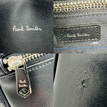 極美品 人気●ポールスミス Paul Smith グラナダ3 ビジネス ショルダーバッグ ブリーフケース ハンド 2way A4 レザー ブラック 黒 メンズ_画像10