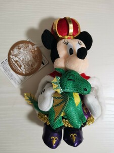 【美品・タグ付き】東京ディズニーランド 38周年 キングダムトレジャー ミニー ぬいぐるみバッジ ぬいば TDL TDR ぬいぐるみ