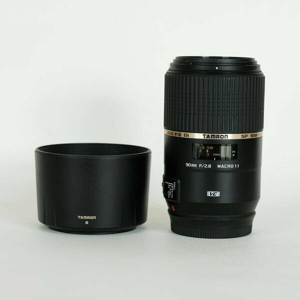 [美品] TAMRON SP 90mm F2.8 Di MACRO 1:1 VC USD F004E（キヤノンEF用）