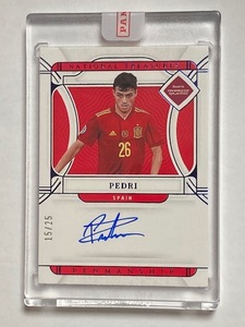 2022 Panini National Treasures Penmanship Signatures Pedri ペドリ /25 直書きサインカード