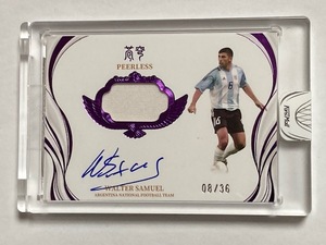 FansMall - Argentina National Football Team Walter Samuel /36 ワルテル・サムエル 直書きサインカード