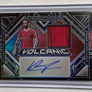 2021-22 Panini Obsidian Soccer Jersey Autograph Bruno Fernandes /149 ブルーノ・フェルナンデス 直筆サインジャージーカードの画像1