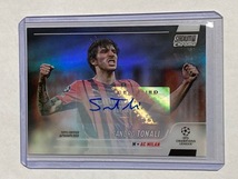 2021-22 Topps Stadium Club Chrome UEFA Sandro Tonali Autograph サンドロ・トナーリ 直筆サインカード_画像1