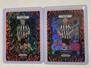 2023-24 Panini Prizm EPL Base Newcastle United Tiger Prizm ２枚セット