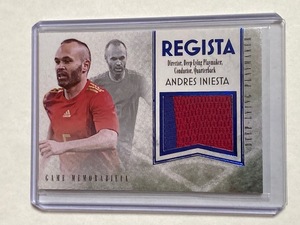 2023-24 Futera Nostalgia Regista Andres Iniesta 09/09 アンドレス・イニエスタ 試合実使用ジャージカード 