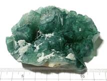 緑色六面体蛍石・202g（マダガスカル産鉱物標本）_画像5