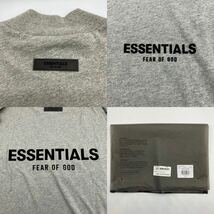 【XS】 新品 ESSENTIALS Felt Logo Print Mock Neck LS Tee Dark Oatmeal エッセンシャルズ フェルト ロゴ モックネック 長袖 Tシャツ F561_画像8