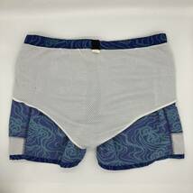 【M】 レア 93's Patagonia Swim River Shorts Wave Blue 93年製 パタゴニア スイム リバー ショーツ 波柄 青 ジャマイカ製 F566_画像4