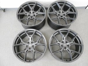 【VOSSEN HF-5】２１インチ、マットガンメタリック!! ベンツ、アウディにオススメ!!前後サイズ違い、美品です!!