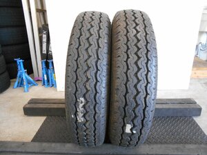 【LTタイヤ205/85R16 117/115N】DUNLOP SP LT5 〔2018年製2本!!〕汚れていますが残溝タップリ有ります!!