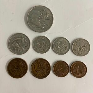 オーストラリア　 硬貨　コイン　旧貨幣