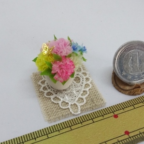 maco's miniature flower♪母の日☆カーネーションアレンジ♪の画像3