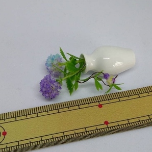 maco's miniature flower♪紫陽花・クレマチスの生け花♪の画像5