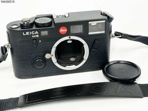 ★美品★ シャッターOK◎ LEICA ライカ M6 TTL 0.85 レンジファインダー ブラックボディ 16435O15-8