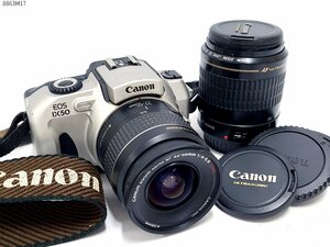 ★Canon EOS IX50 キャノン イオス ZOOM LENS EF 22-55mm 1:4-5.6 USM 80-200mm 1:4.5-5.6 一眼レフ フィルムカメラ 8863M17-9