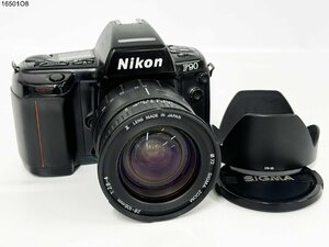 ★シャッターOK◎ Nikon ニコン F90 SIGMA 28-105mm 1:2.8-4 一眼レフ フィルムカメラ ボディ レンズ フード 現状品 16501O8-8