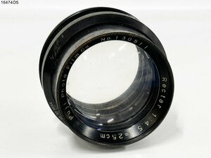 ★富士フィルム Rectar 1:4.5 f=25cm 大判 カメラ レンズ 16474O5.