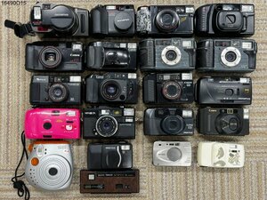 ★部品取りに◎ コンパクトカメラ フィルム デジタル 大量 おまとめ セット CANON/PENTAX/OLYMPUS/MINOLTA/KONICA etc.. 16490O15.