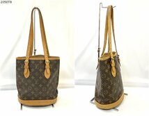 ★LOUIS VUITTON ルイ・ヴィトン モノグラム バケットPM プチバケット M42236 バケツ トートバッグ ショルダーバッグ 2050T8-1_画像2