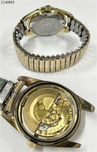 ★稼働品◎ RADO ラドー Golden Horse ゴールデンホース 11674/1 30石 自動巻き デイト 3針 ゴールド メンズ 腕時計 3248H5-18_画像5