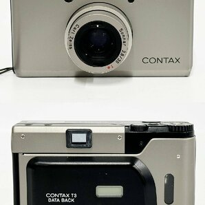 ★シャッターOK◎ CONTAX コンタックス T3 Carl Zeiss Sonnar 2.8/35 T* コンパクト フィルムカメラ データバック付 16523O13-12の画像2