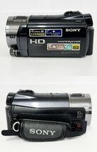 ★SONY ソニー ハンディカム HDR-CX550V デジタル HD ビデオカメラ レコーダー バッテリー有 動作未確認 16456O5-8_画像2