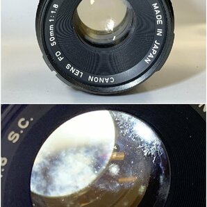 ★シャッターOK◎ Canon キャノン FTb QL FD 50mm 1:1.8 S.C. 一眼レフ フィルムカメラ ボディ レンズ 2024T8-7の画像6