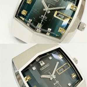 ★ SEIKO KS キングセイコー VANAC バナック SPECIAL スペシャル 5256-5000 自動巻き デイデイト カットガラス メンズ 腕時計 3298H12-15の画像2