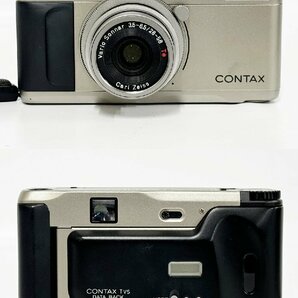 ★CONTAX コンタックス T VS Carl Zeiss Vario Sonnar 3.5-6.5/28-56 T* コンパクトカメラ データバック 通電可能 ジャンク 16595O5-12の画像2