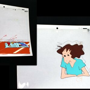 クレヨンしんちゃん 極稀少 セル画  当時もの オリジナル セル画５枚 原画１枚の画像9