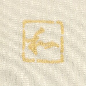 【和遊館】KKH296 皇室デザイナー「和 ITO」ブランド丹後ちりめん地紋入り「薔薇の雫 L'elegance」小紋着尺の画像7